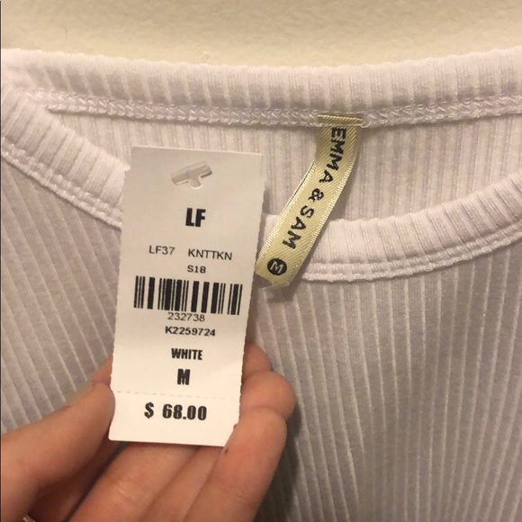 Emma and Sam crop top tank NWT - Picture 3 of 3